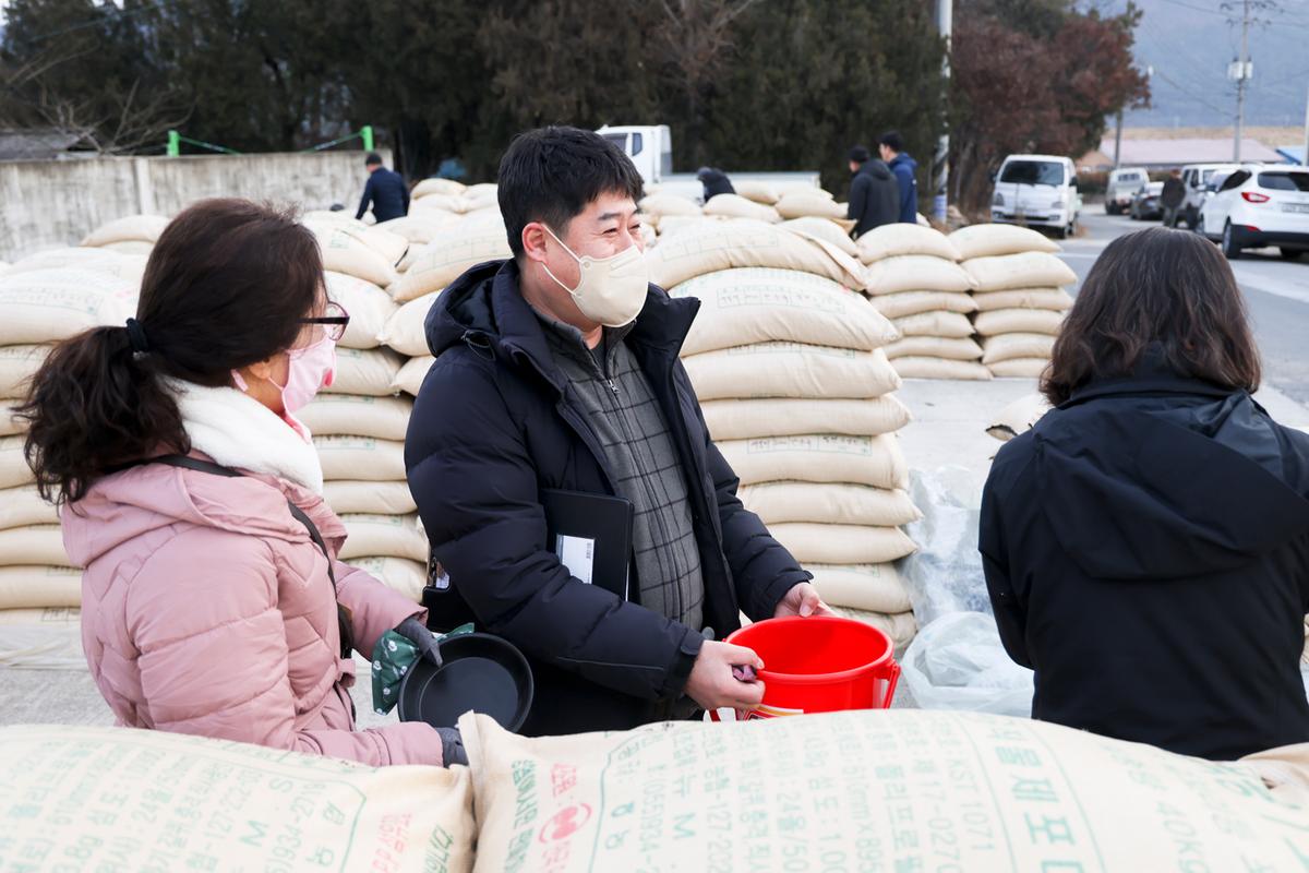 청덕면 공공비축미곡 수매 현장 방문