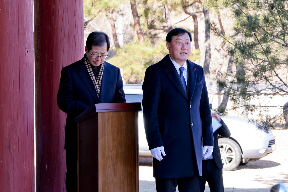 충혼탑,3.1기념탑, 창의사 참배