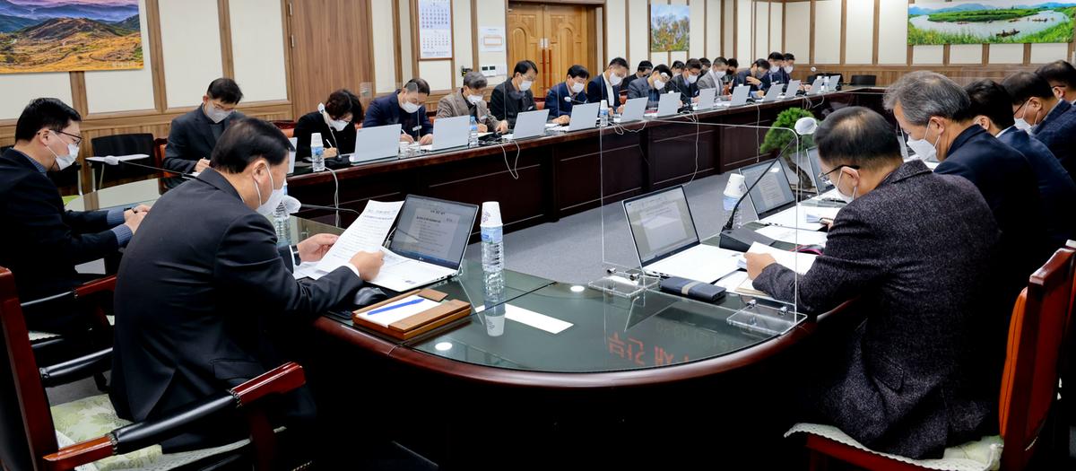 군수주재간부회의