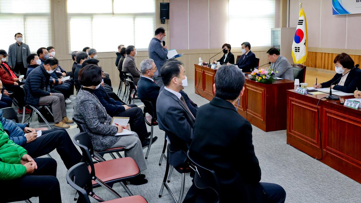 쌍백,삼가,가회면 군민과의 대화