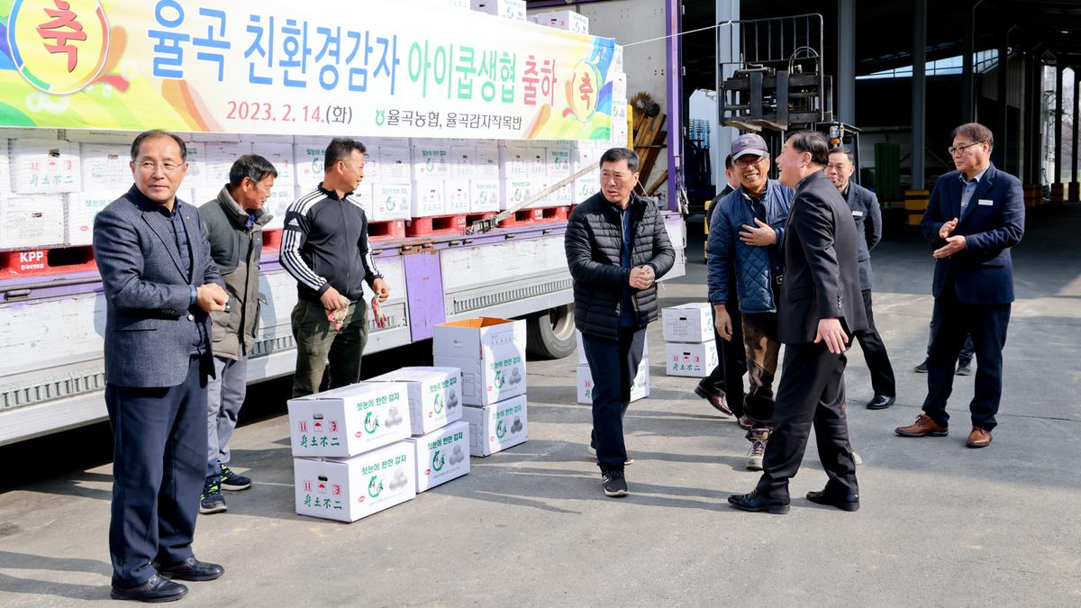 23년 친환경감자 첫 출하식