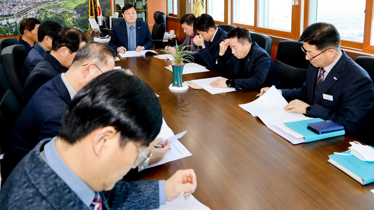 관내 건설협회 사업추진 정책 간담회