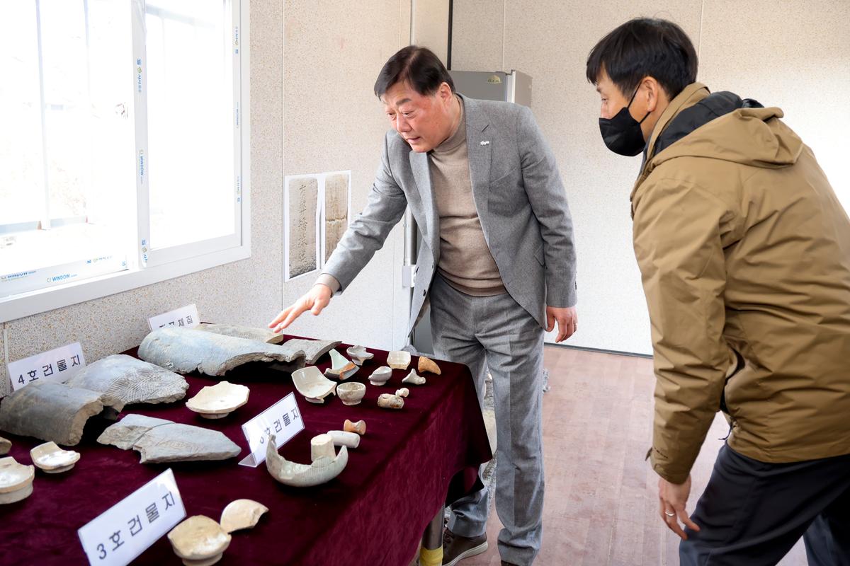 삼가읍성 발굴조사 현장방문