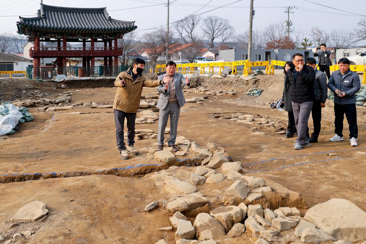 삼가읍성 발굴조사 현장방문
