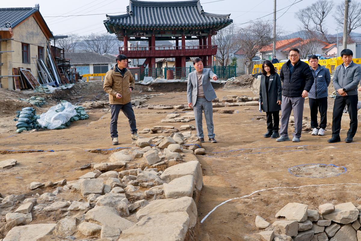 삼가읍성 발굴조사 현장방문