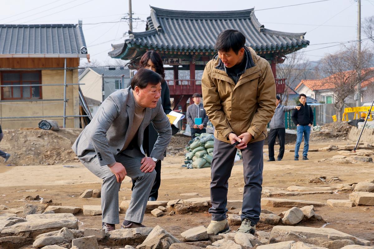 삼가읍성 발굴조사 현장방문