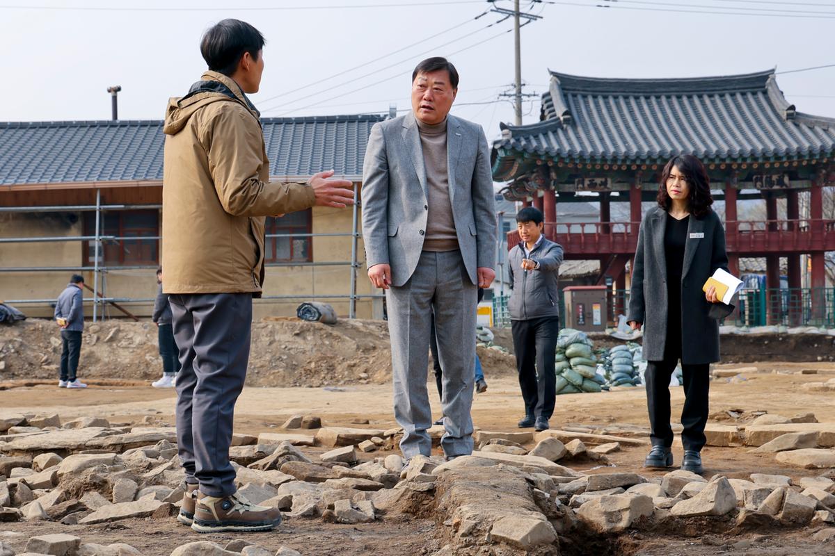 삼가읍성 발굴조사 현장방문