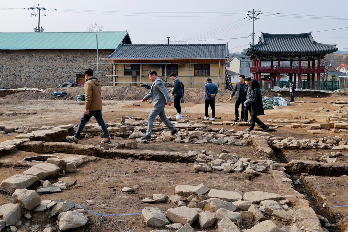 삼가읍성 발굴조사 현장방문