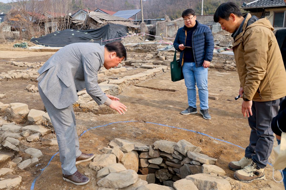 삼가읍성 발굴조사 현장방문