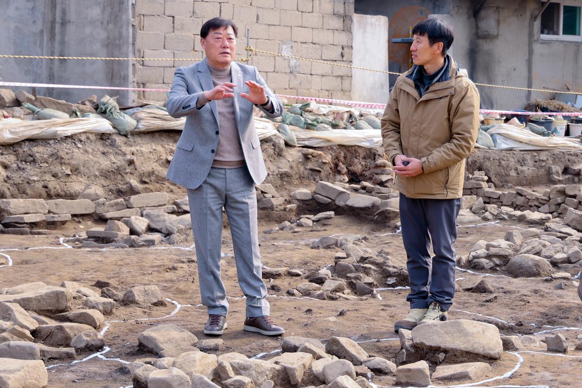 삼가읍성 발굴조사 현장방문
