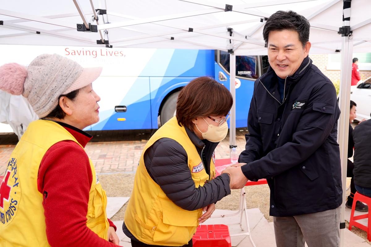 김태호국회의원 산불진화 현장방문