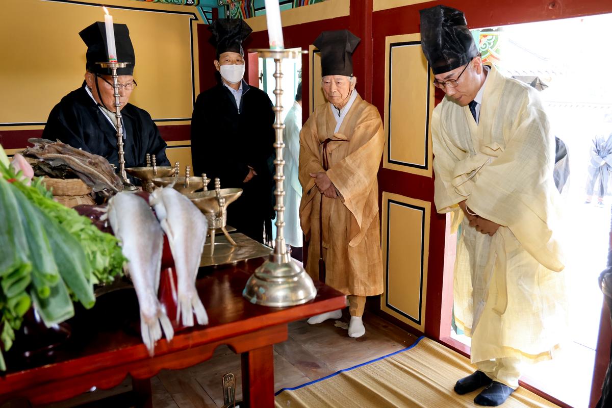 남명조식 선생 향례 행사