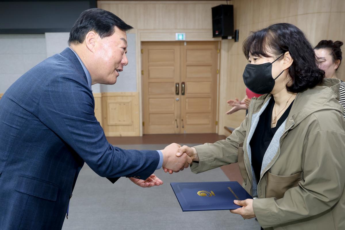 합천군 교육발전위원회 장학증서 수여식