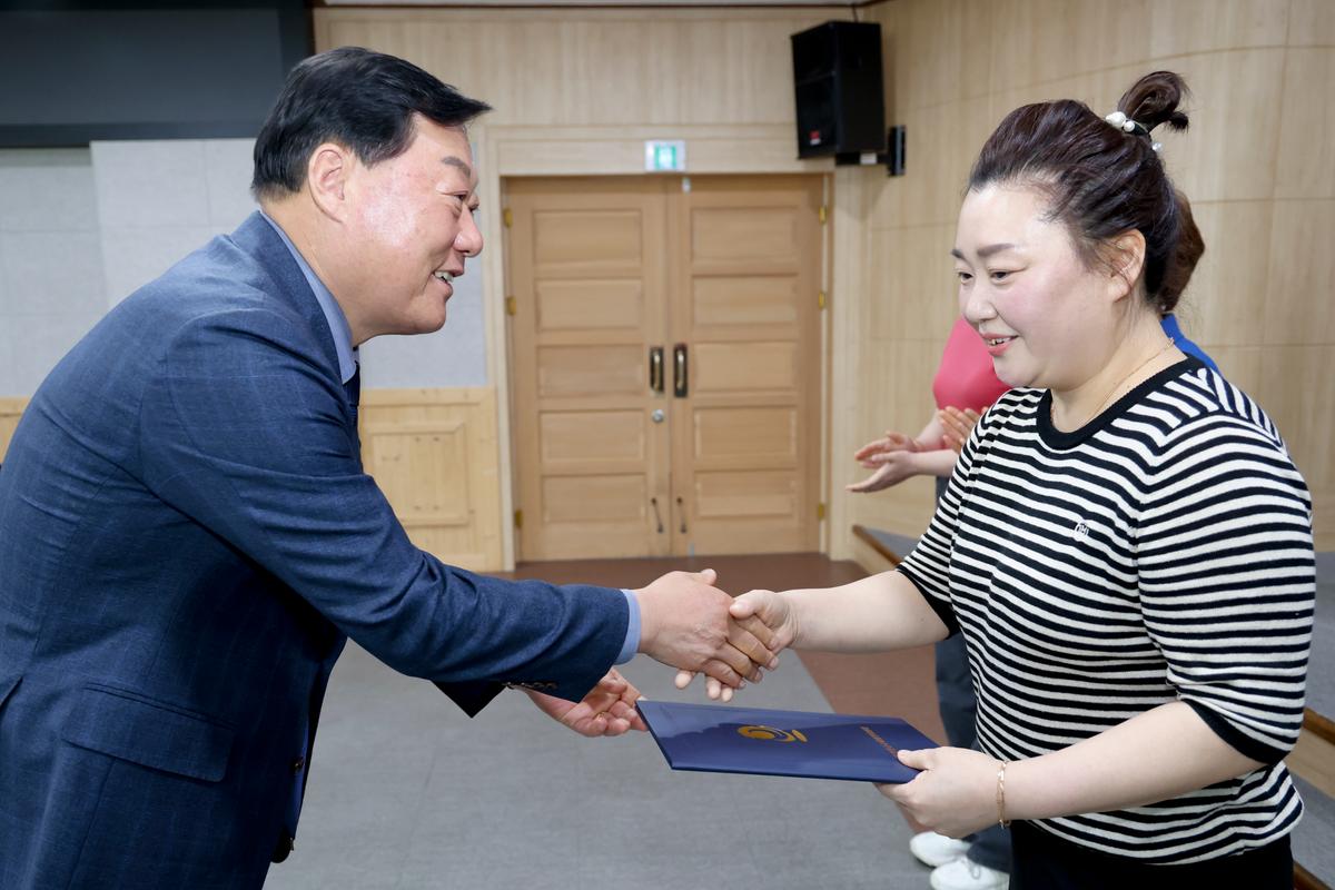 합천군 교육발전위원회 장학증서 수여식