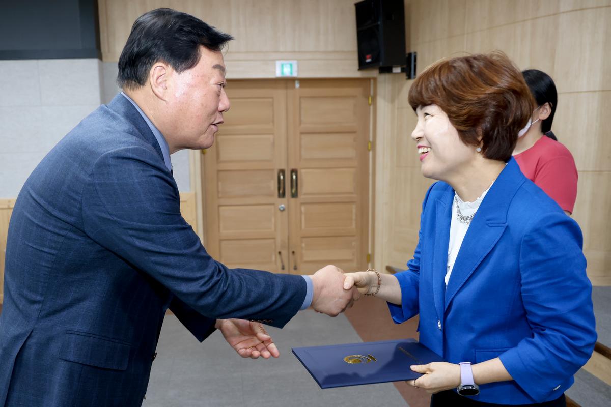 합천군 교육발전위원회 장학증서 수여식