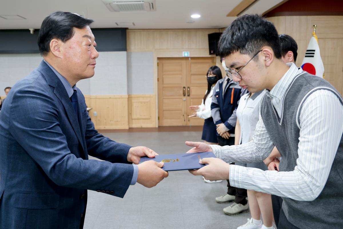 합천군 교육발전위원회 장학증서 수여식
