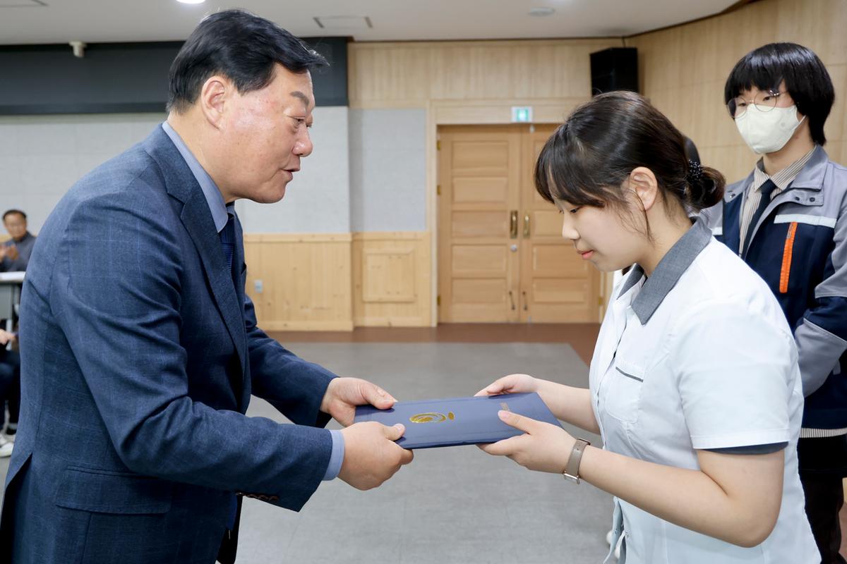 합천군 교육발전위원회 장학증서 수여식
