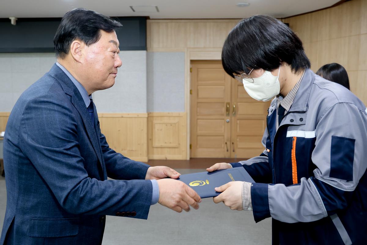 합천군 교육발전위원회 장학증서 수여식