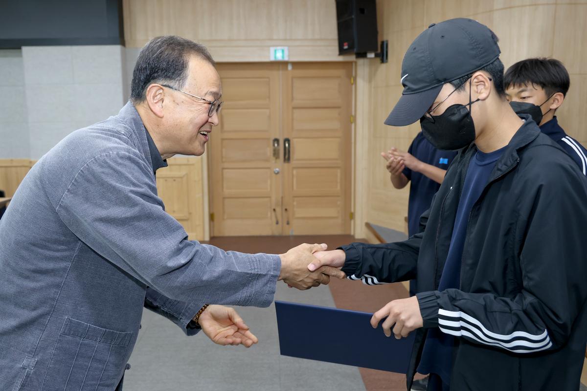 합천군 교육발전위원회 장학증서 수여식