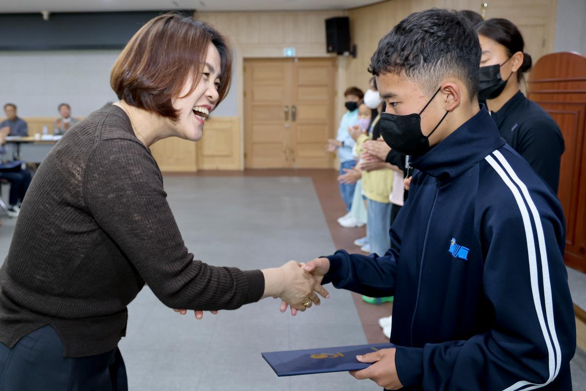 합천군 교육발전위원회 장학증서 수여식