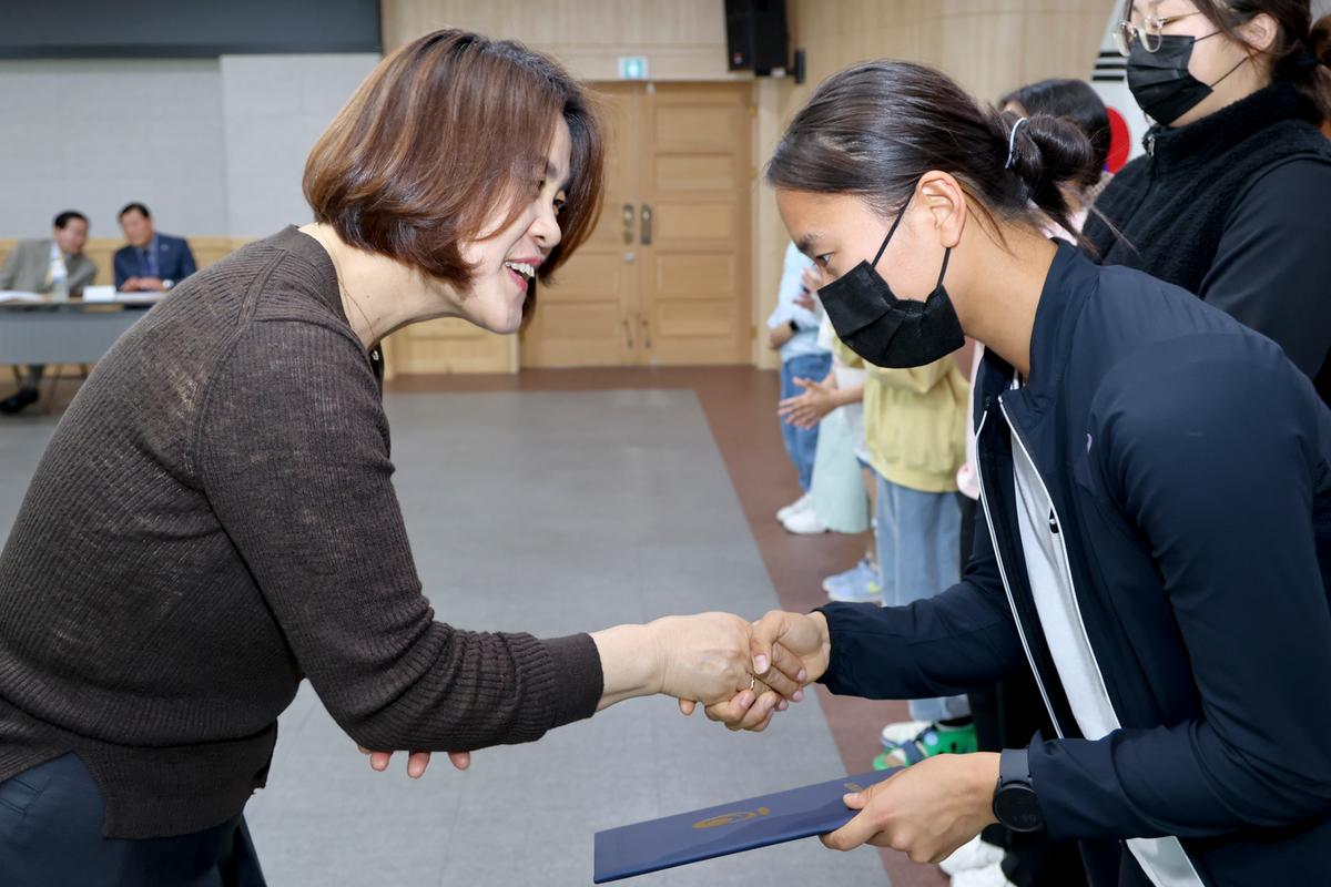 합천군 교육발전위원회 장학증서 수여식