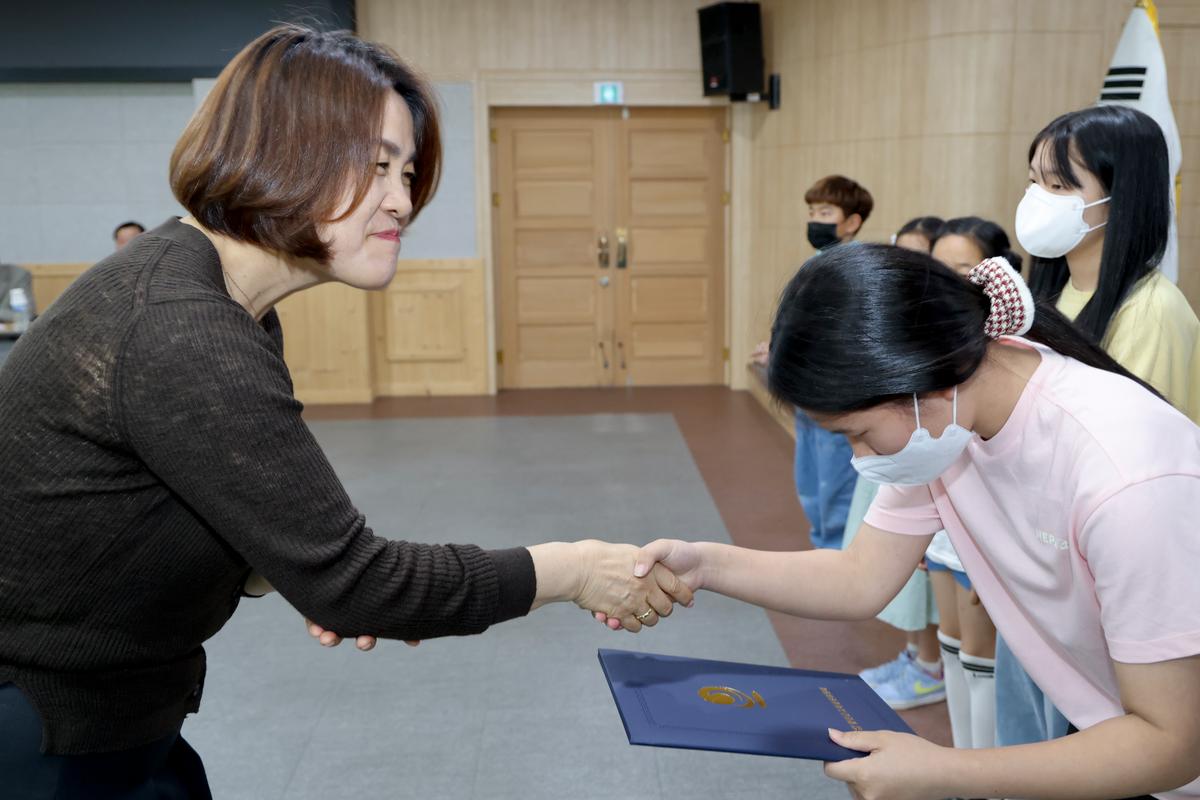 합천군 교육발전위원회 장학증서 수여식