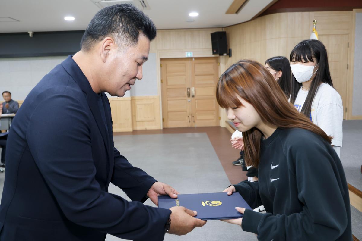 합천군 교육발전위원회 장학증서 수여식
