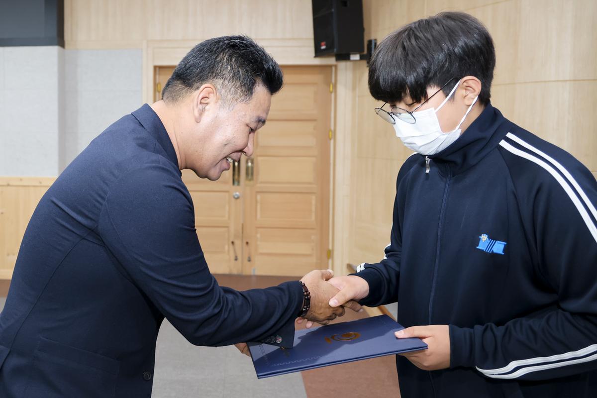 합천군 교육발전위원회 장학증서 수여식