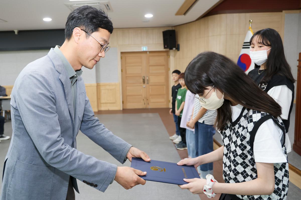 합천군 교육발전위원회 장학증서 수여식