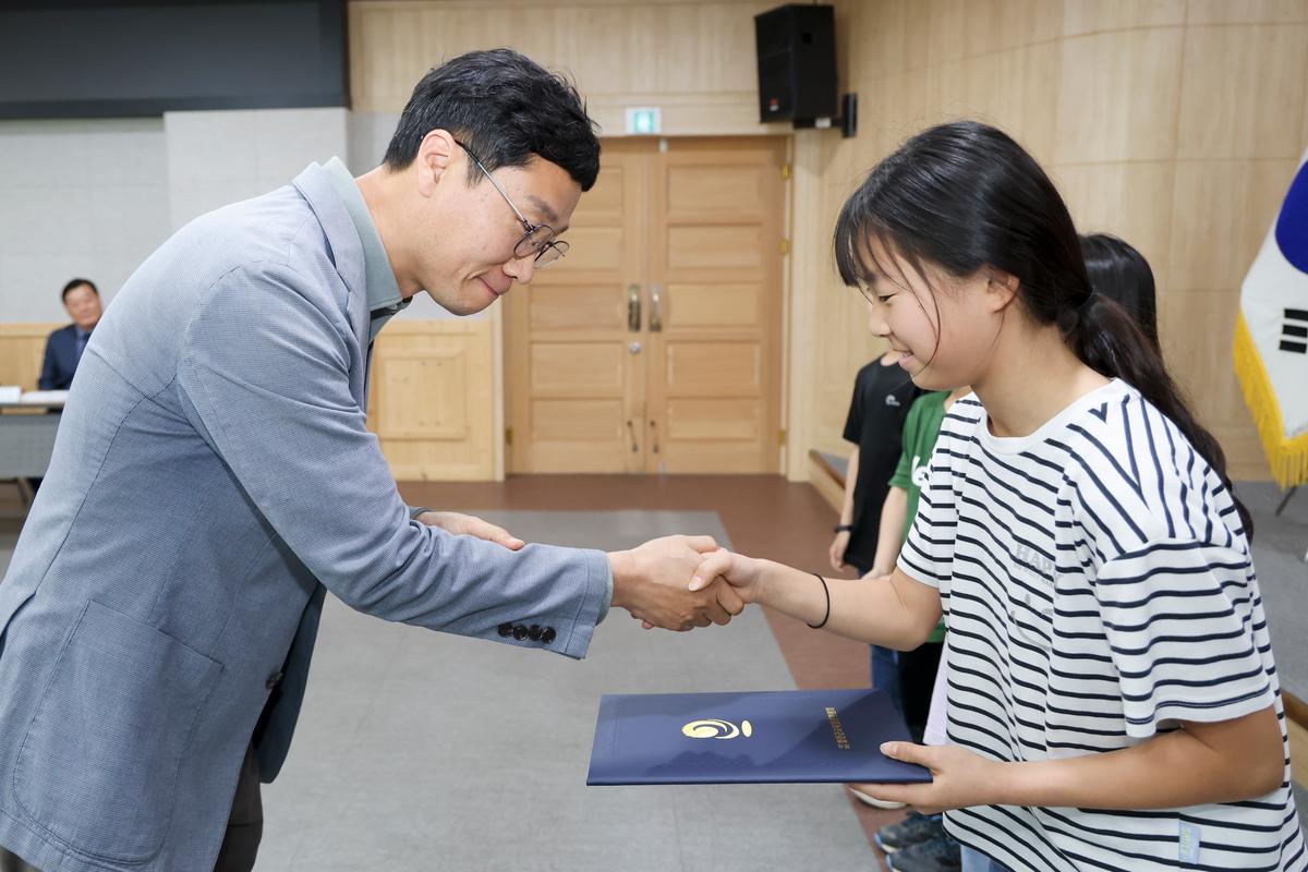 합천군 교육발전위원회 장학증서 수여식