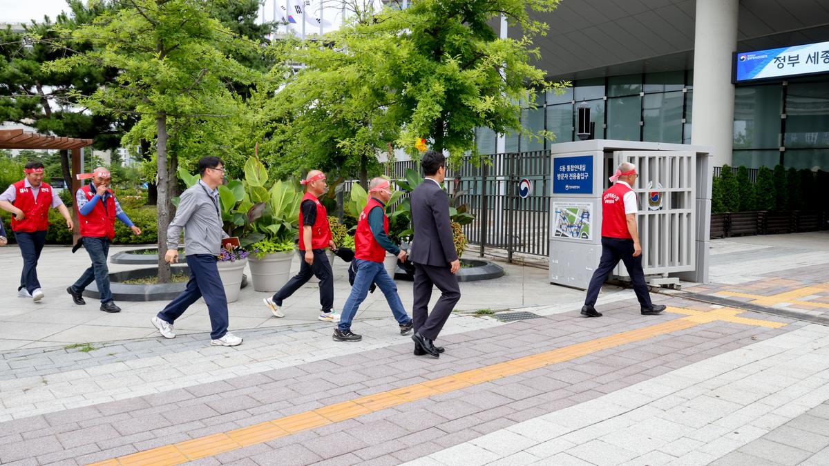 황강 광역취수장 관련 군민대책위원회 환경부 사업반대집회