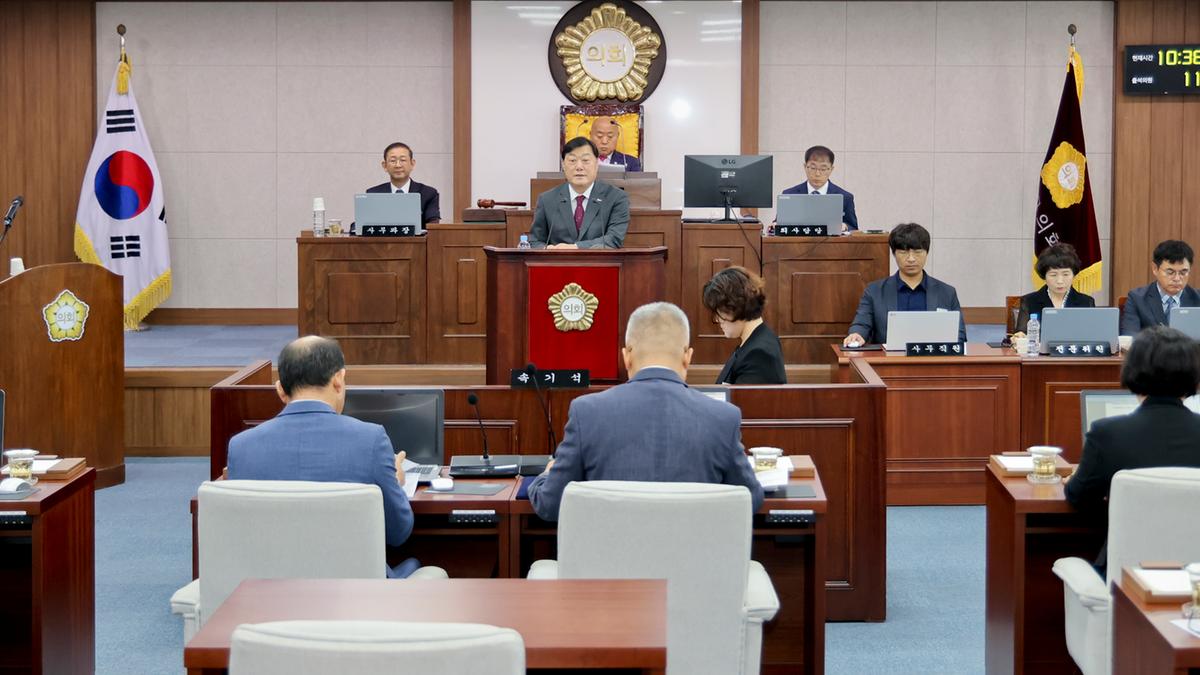 제275회 합천군의회 임시회 제1차 본회의