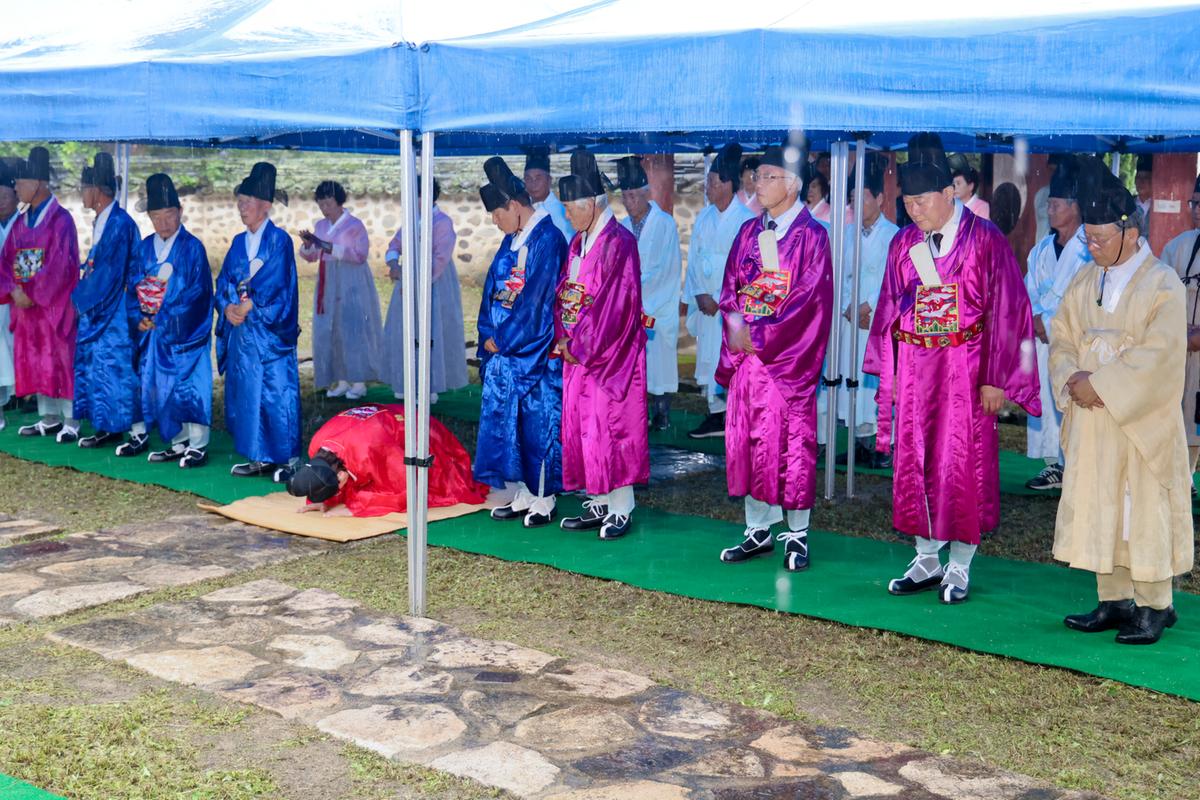 추기 석전대제(추향제) 봉행