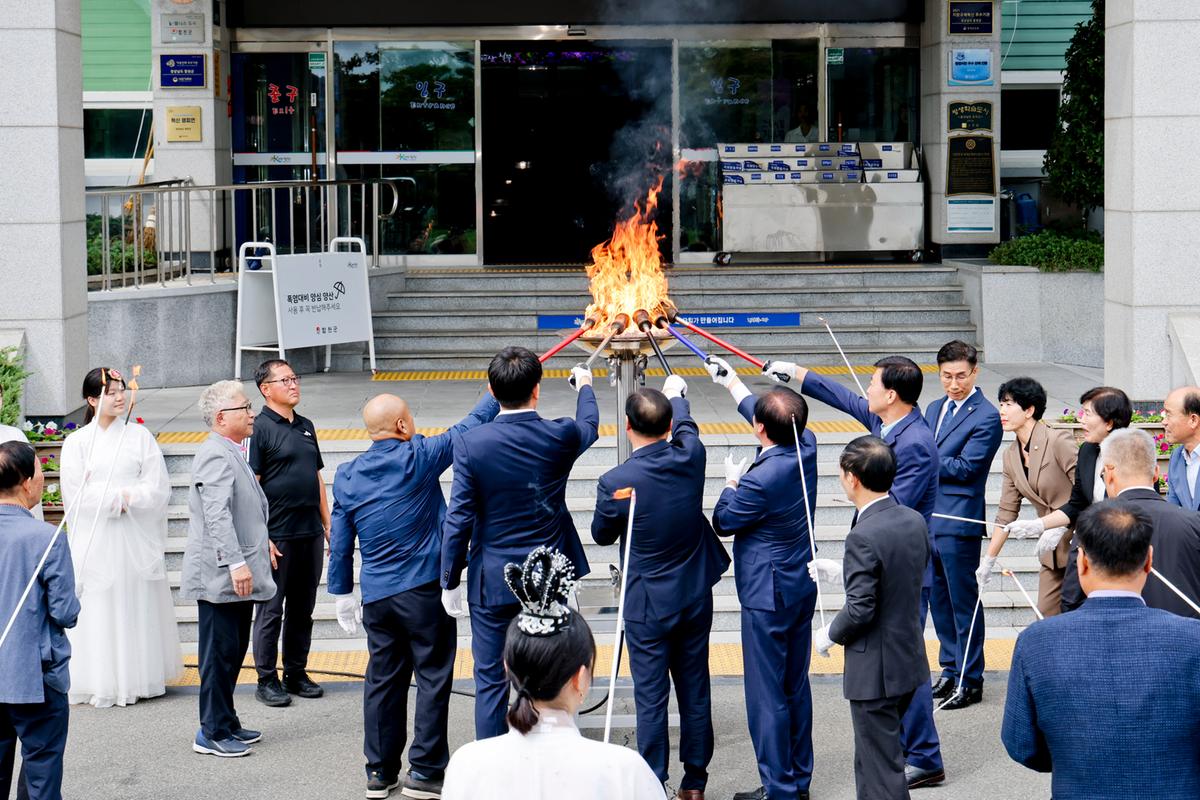 제39회 대야문화제 성화안치