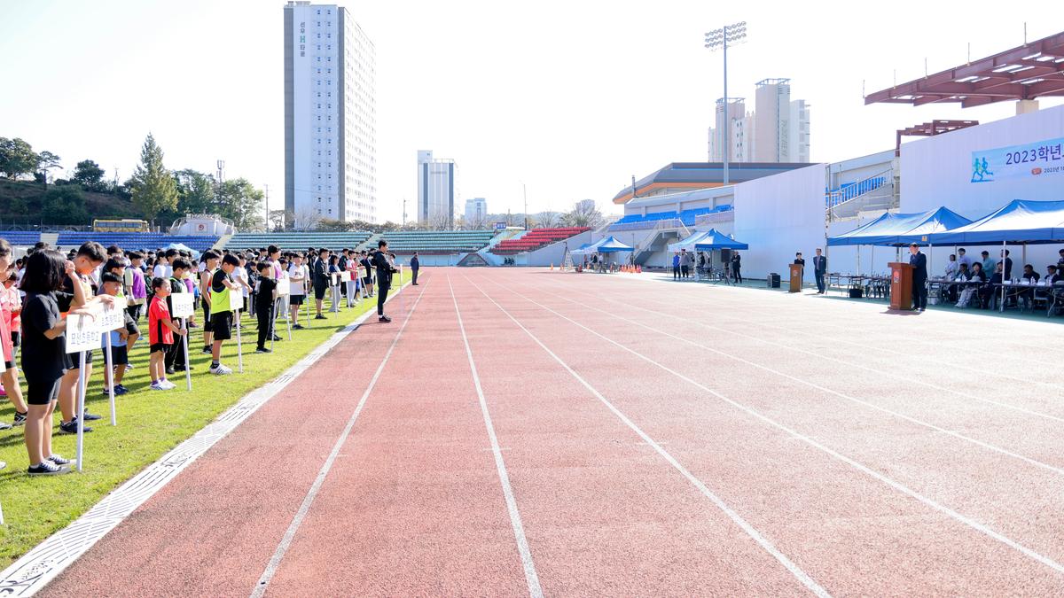 교육장기 체육(육상)대회 개회식