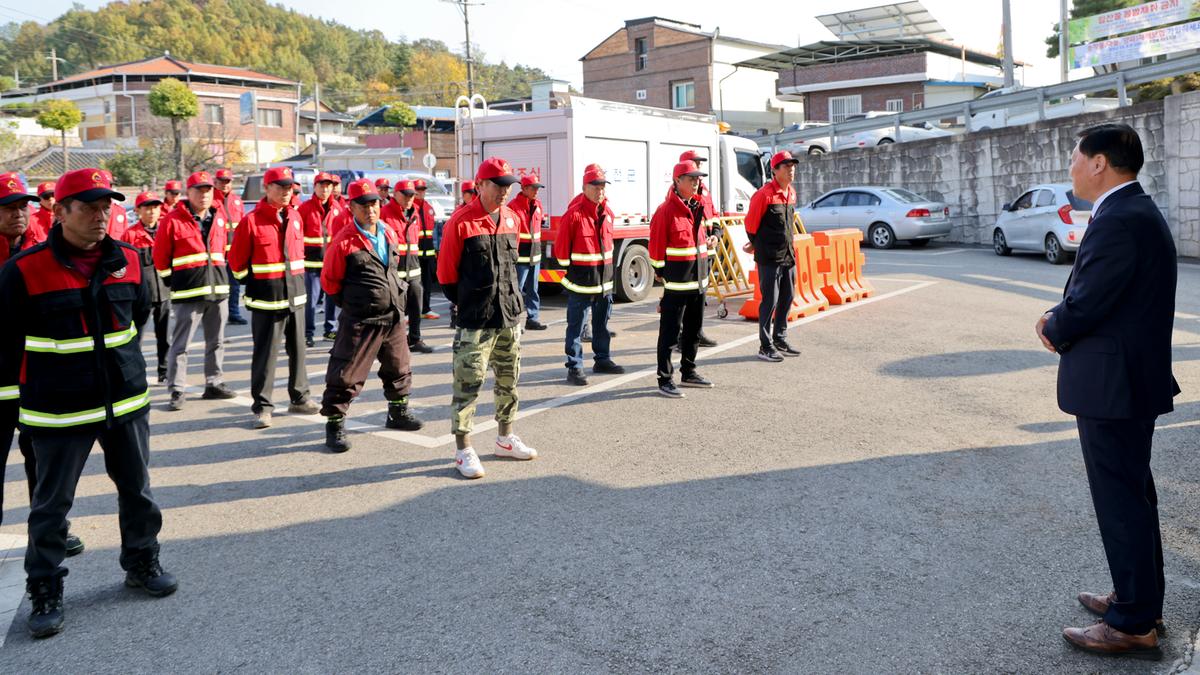 산불전문진화대 격려방문