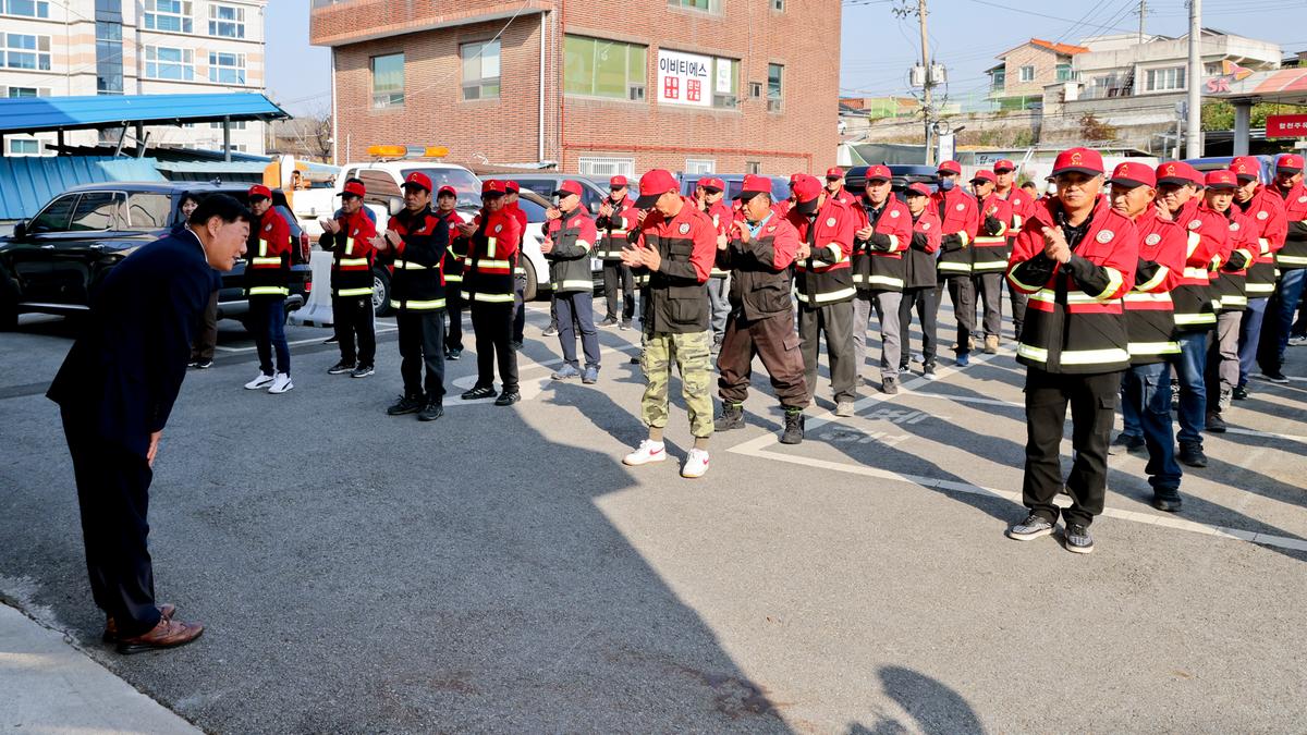 산불전문진화대 격려방문