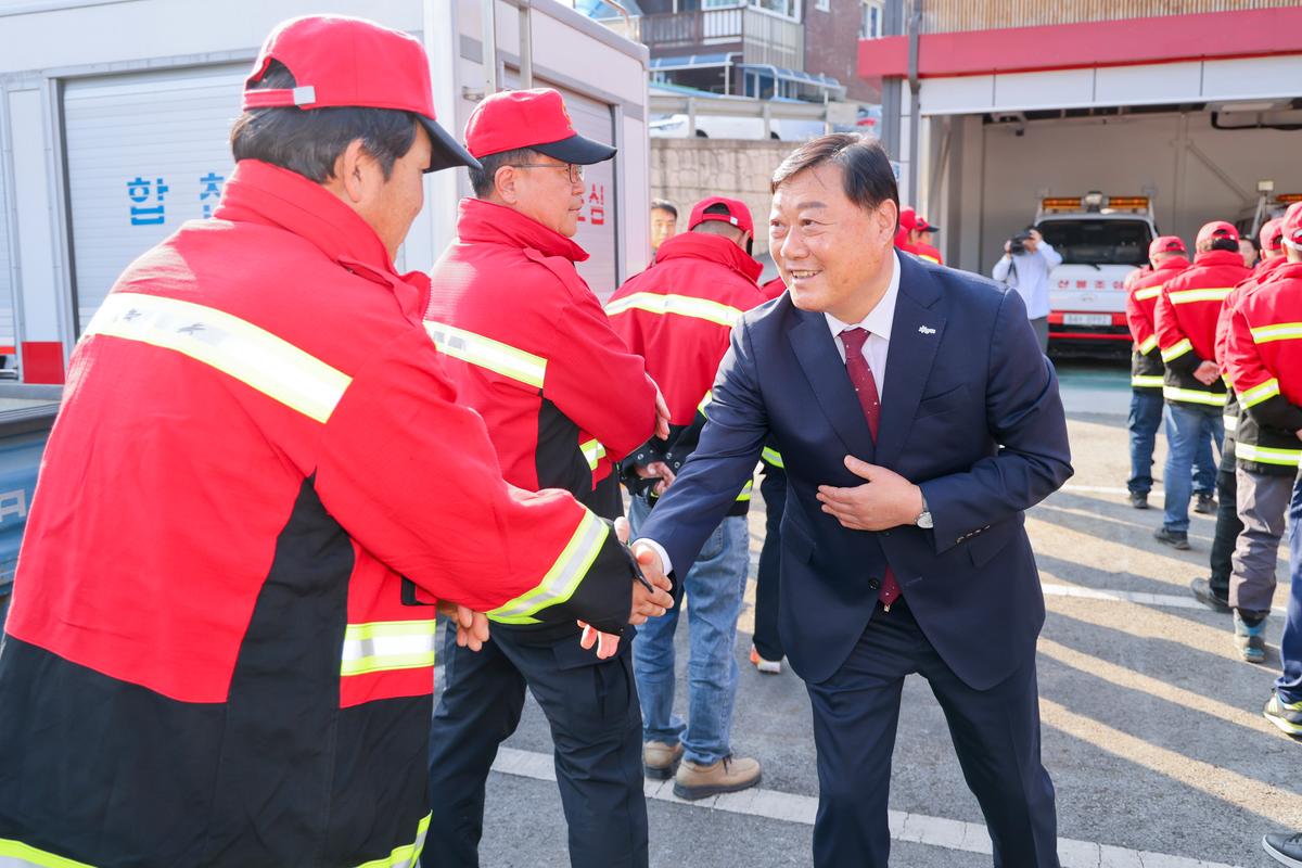 산불전문진화대 격려방문