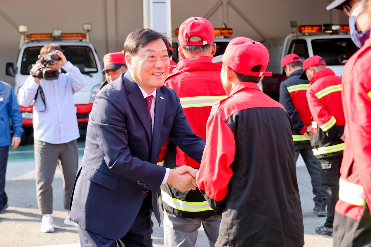 산불전문진화대 격려방문