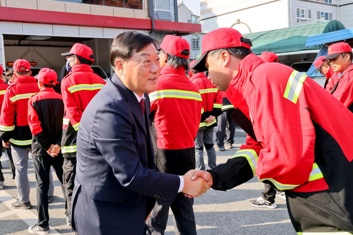 산불전문진화대 격려방문