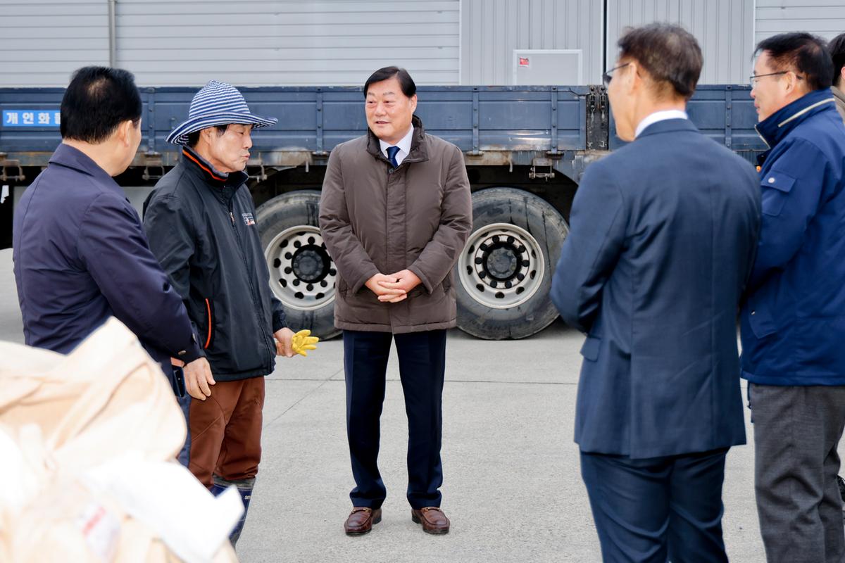 삼가면 공공비축미곡 수매 현장 방문