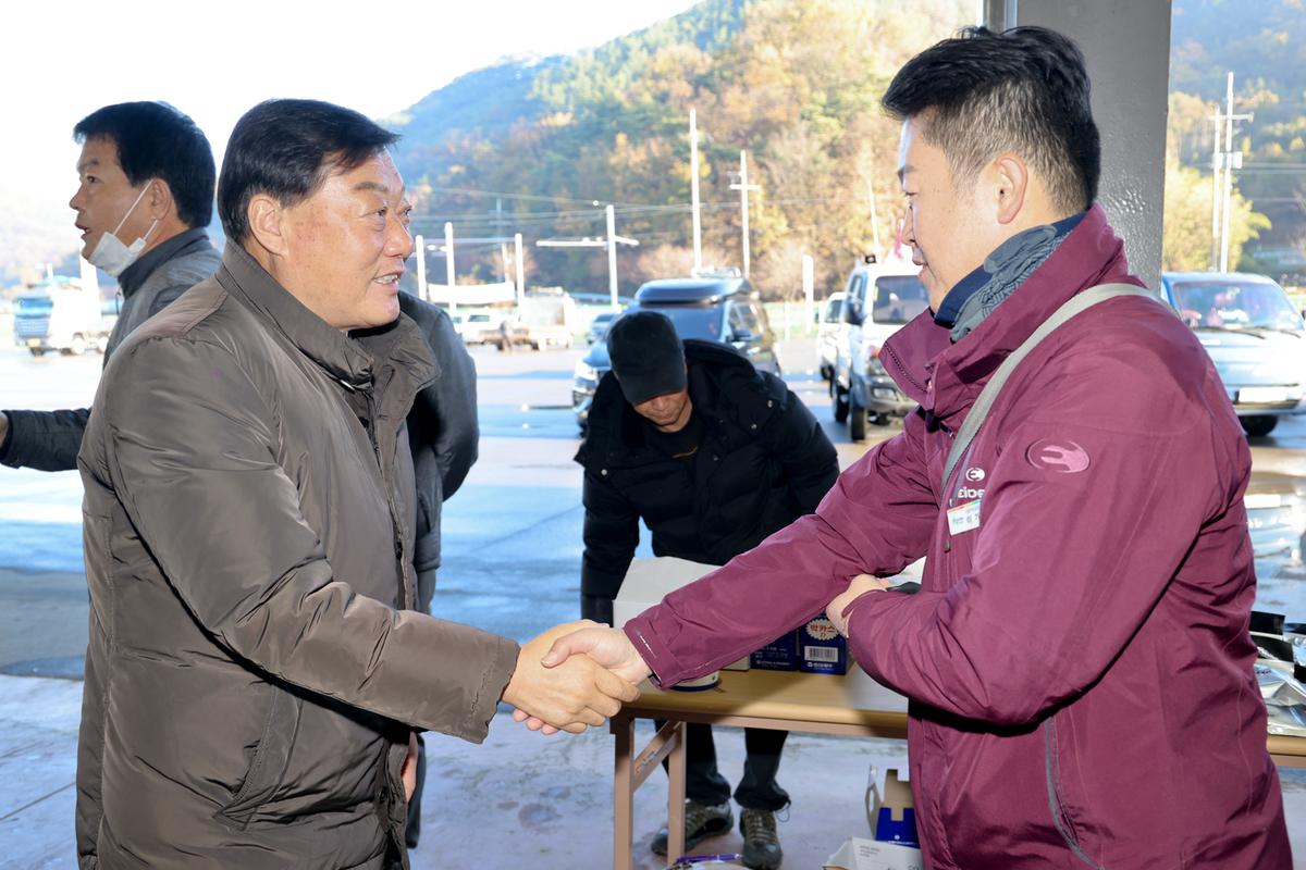 동부농협 공공비축미곡 수매 현장 방문