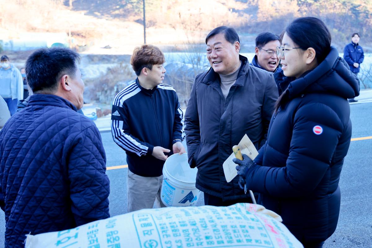 봉산면 공비축미곡 수매 현장 방문
