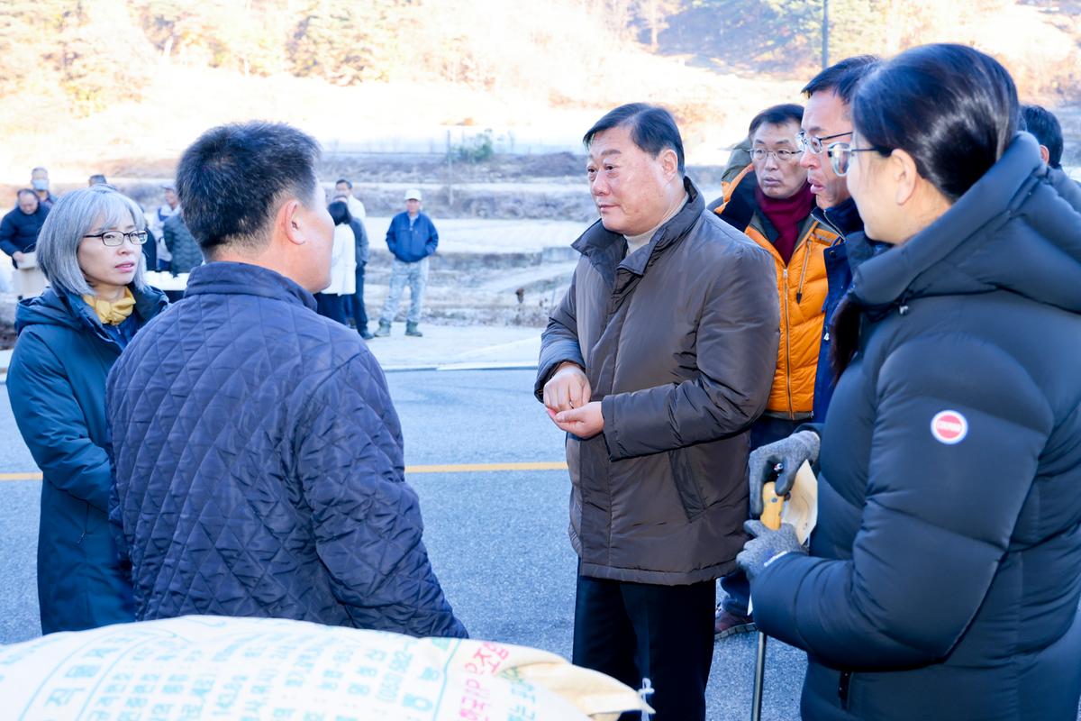봉산면 공비축미곡 수매 현장 방문
