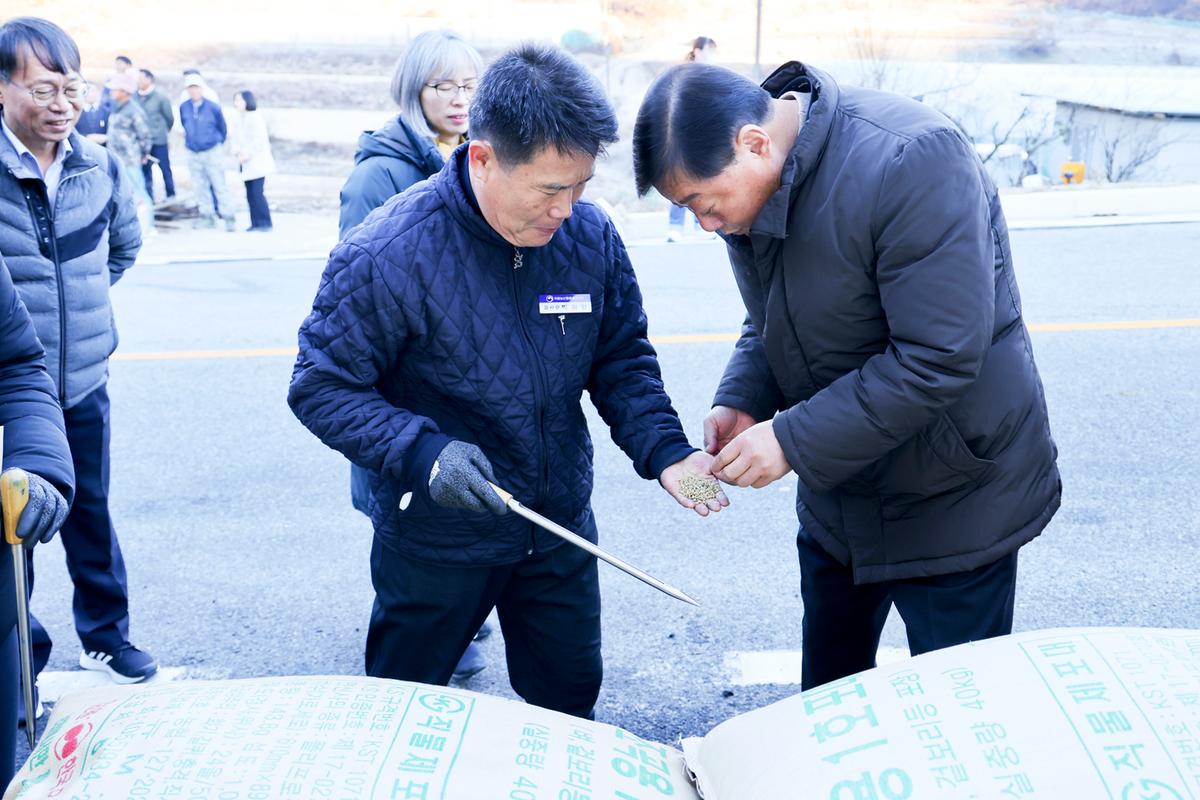 봉산면 공비축미곡 수매 현장 방문