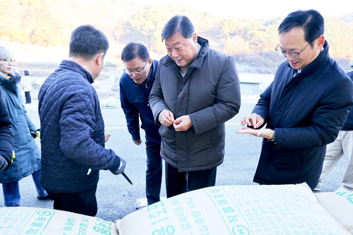 봉산면 공비축미곡 수매 현장 방문