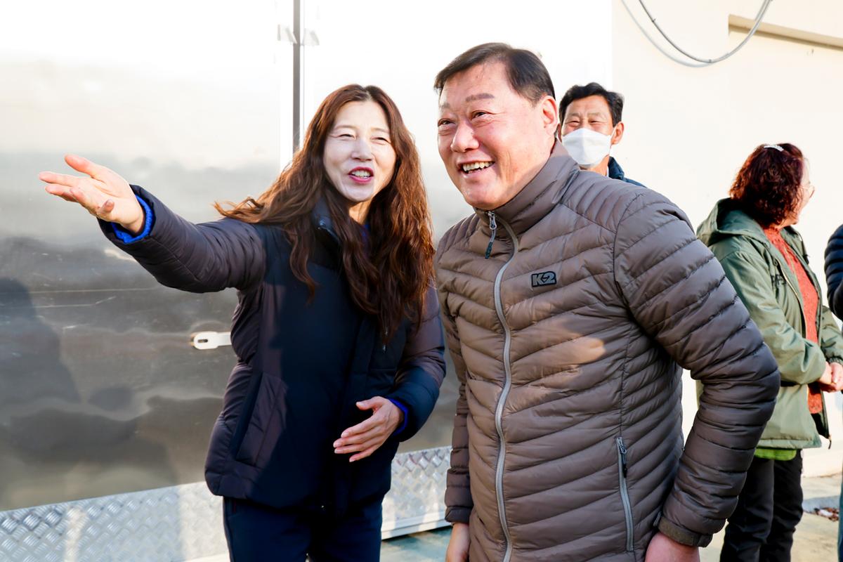 대양면 공공비축미곡 수매 현장 방문