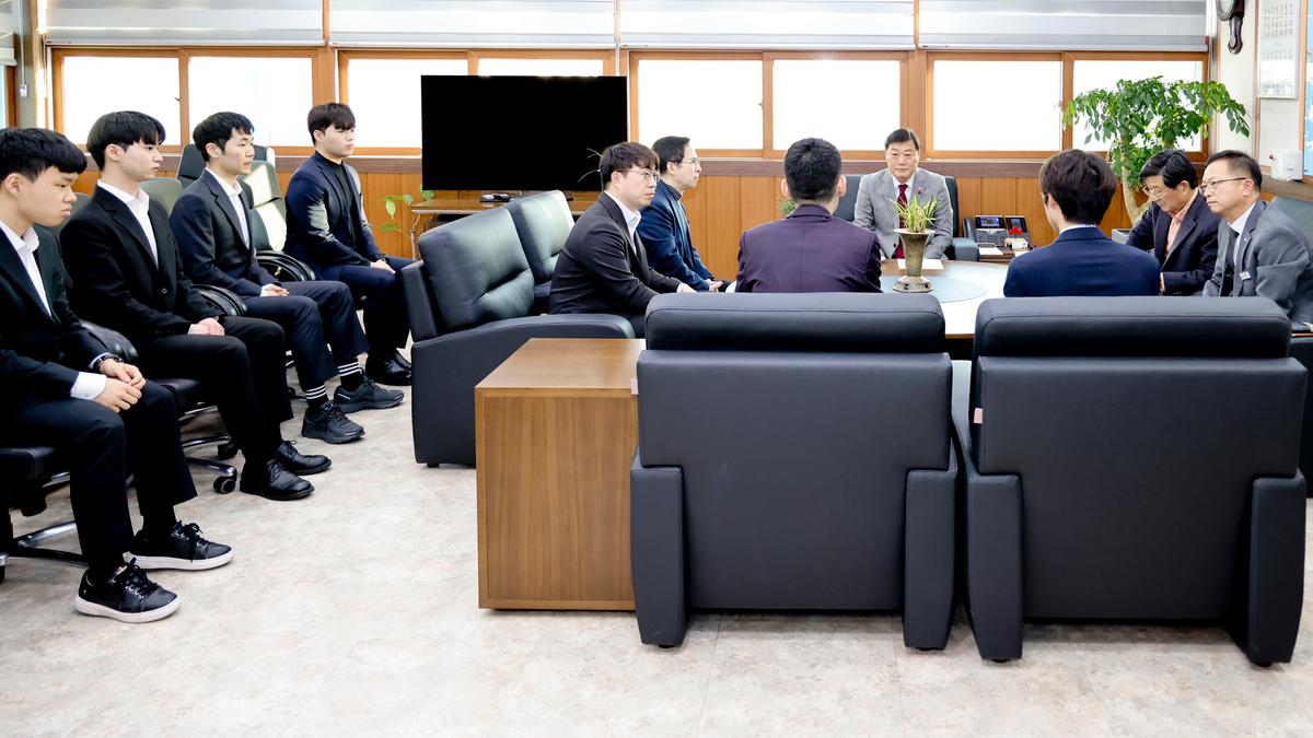 KB국민은행 바둑리그 수려한 합천팀 간담회
