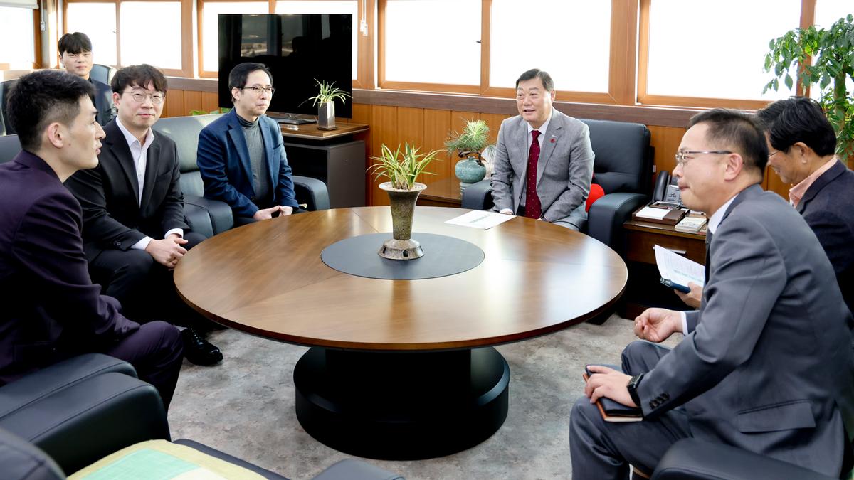 KB국민은행 바둑리그 수려한 합천팀 간담회