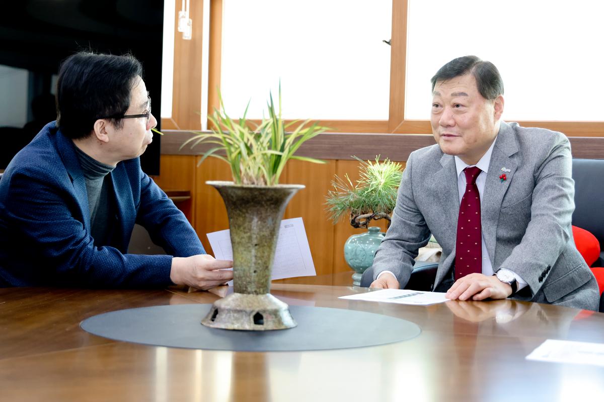 KB국민은행 바둑리그 수려한 합천팀 간담회